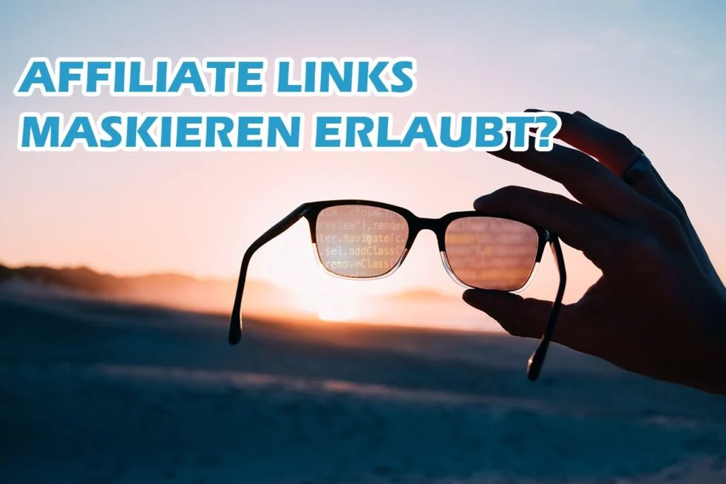 Business mit Kopf Affiliate Marketing Partner-Links maskieren erlaubt