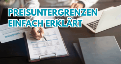 Preisuntergrenzen einfach erklärt: Absolute und langfristige Preisuntergrenze mit Praxisbeispielen