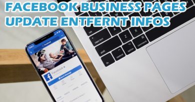 Online Social Media Marketing Update Facebook Business Pages Info Felder entfernt News