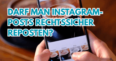 Instagram-Posts rechtssicher repostet